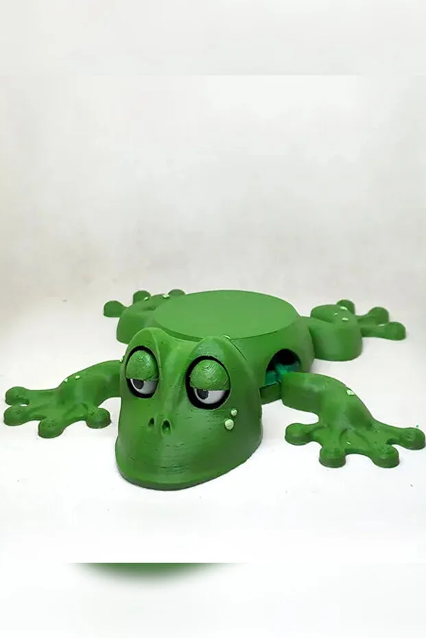 Eğlenceli Kurbağa Bardak Tutucu – Sevimli 3D Dekoratif Bardak Standı